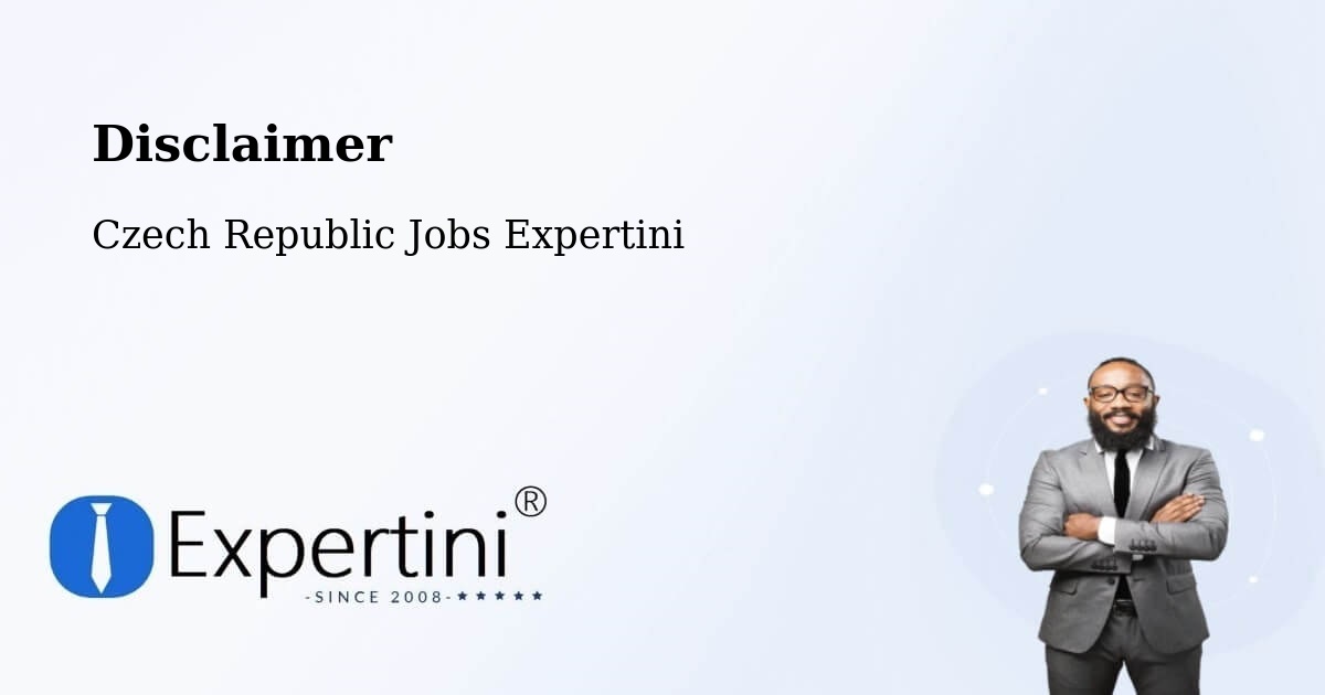Disclaimer – Braník - Czech Republic Jobs Expertini